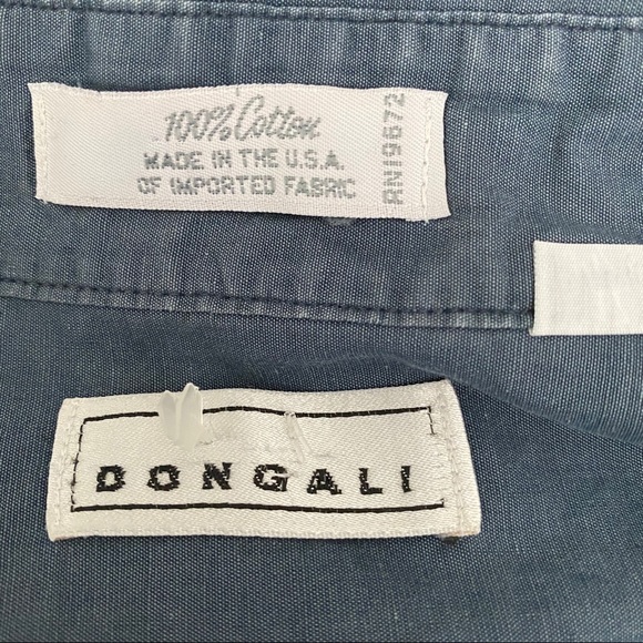 Dongali blue button down shirt - Picture 4 of 5